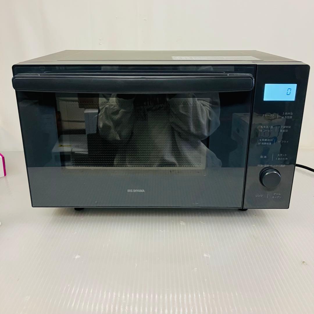 10r118 アイリスオーヤマ オーブンレンジ MO-F1809-HA ブラック