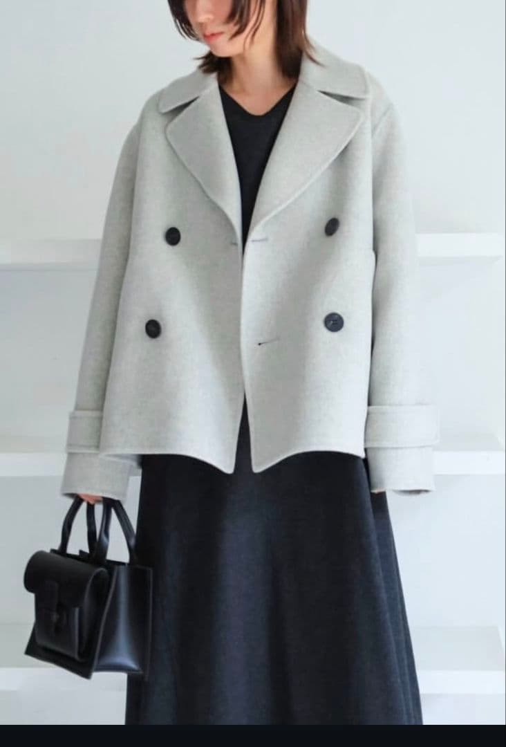 ★美品★ GALERIE VIE ウールカシミアダブルフェイスPコート