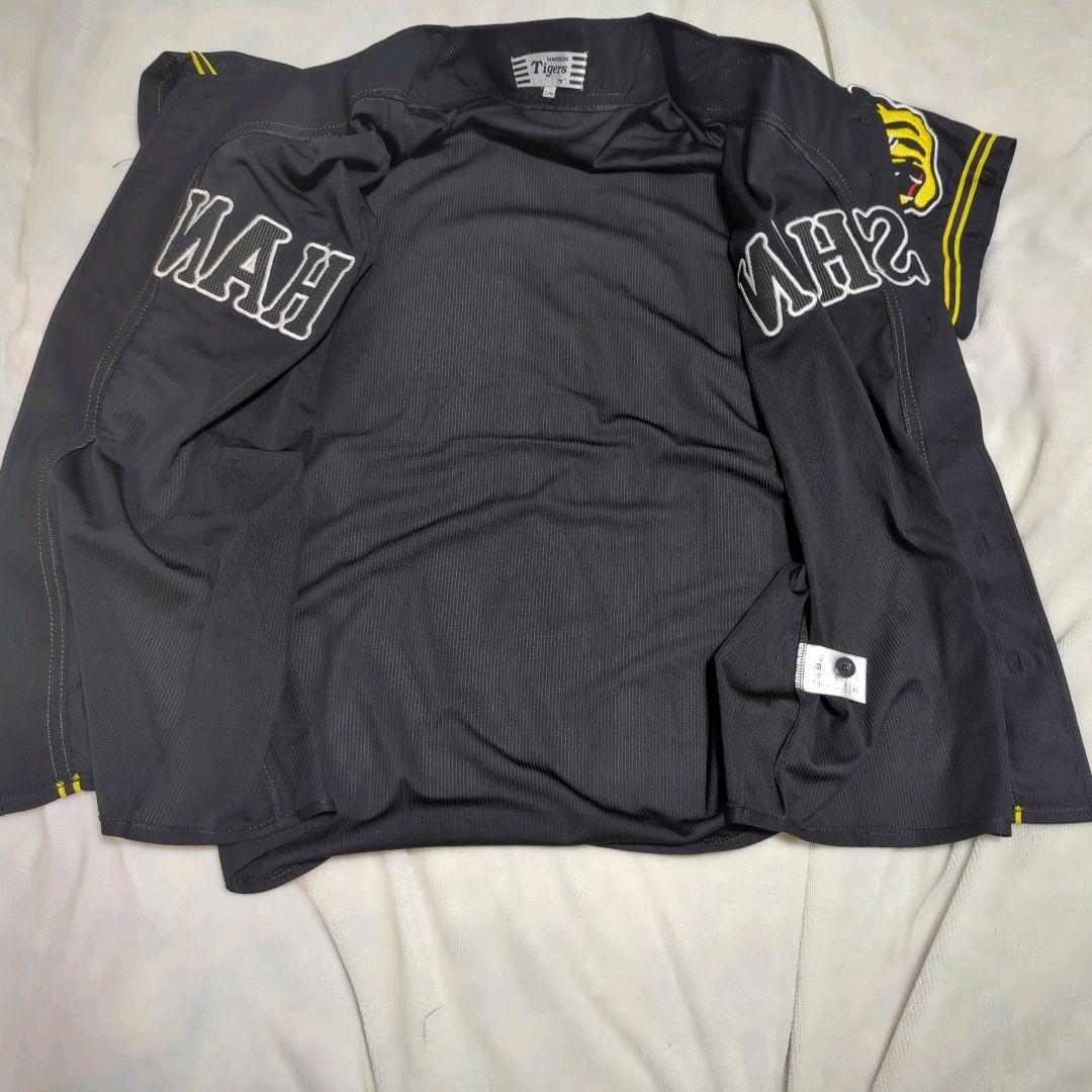 阪神タイガース ブラック ユニフォーム L ビジター 希少品　背番号なし