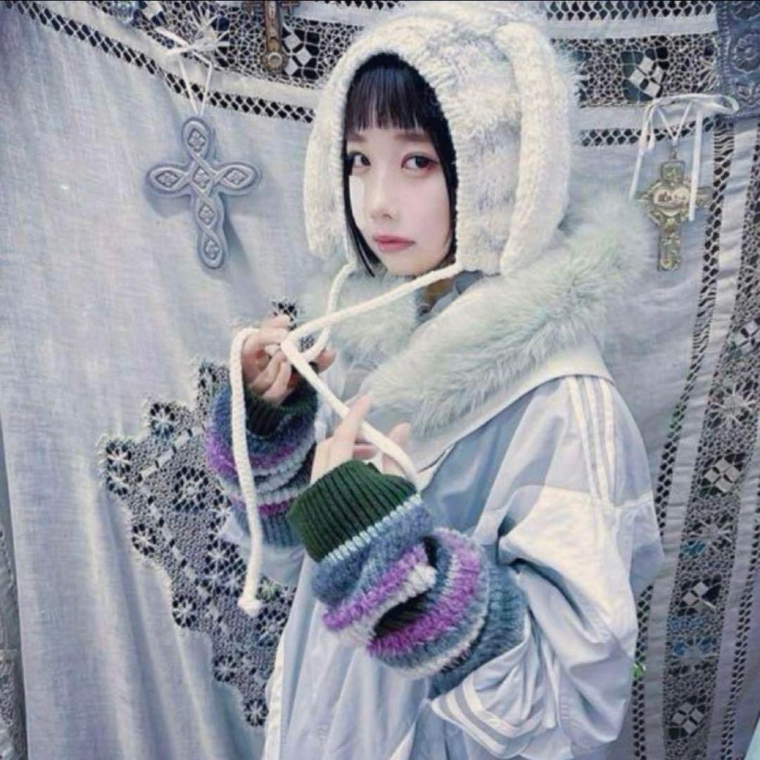 縷縷夢兎　ルルムウ　うさ耳ニット帽　rurumu あのちゃん着用