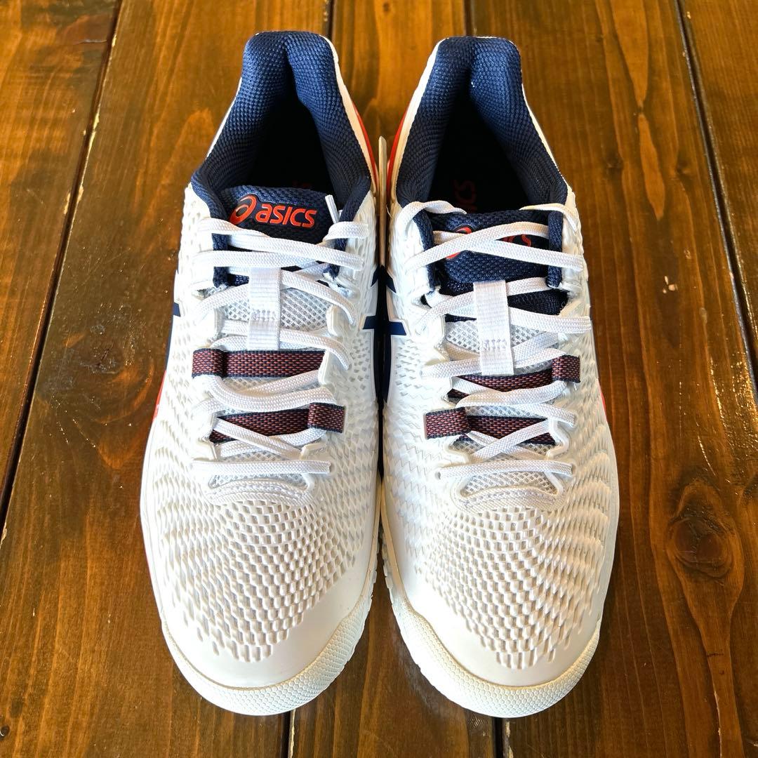 アシックス　メンズテニスシューズ　オムニクレー　ゲルレゾリューション9OC