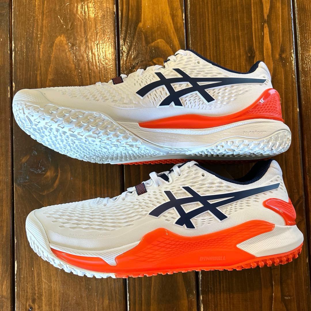 アシックス　メンズテニスシューズ　オムニクレー　ゲルレゾリューション9OC