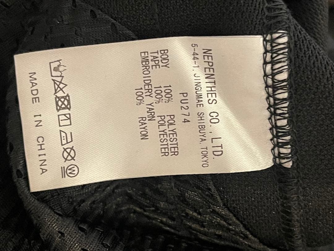 ニードルスブラックナロートラックパンツサイズL