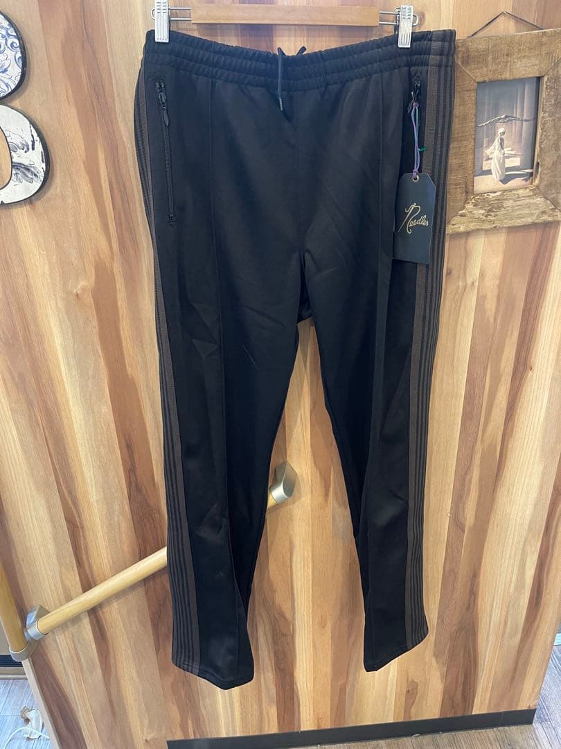 ニードルスブラックナロートラックパンツサイズL