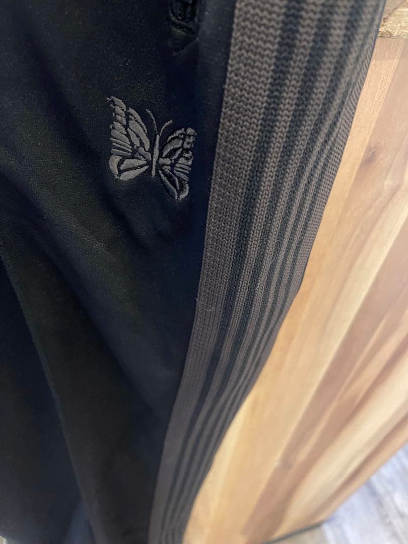 ニードルスブラックナロートラックパンツサイズL