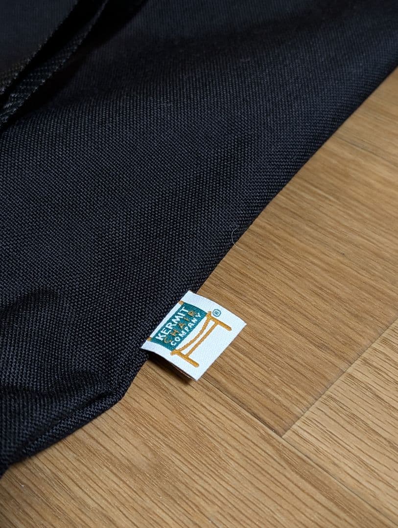 カーミットチェアプラス(ウォールナット)　garakuda(キャメル)と付属品