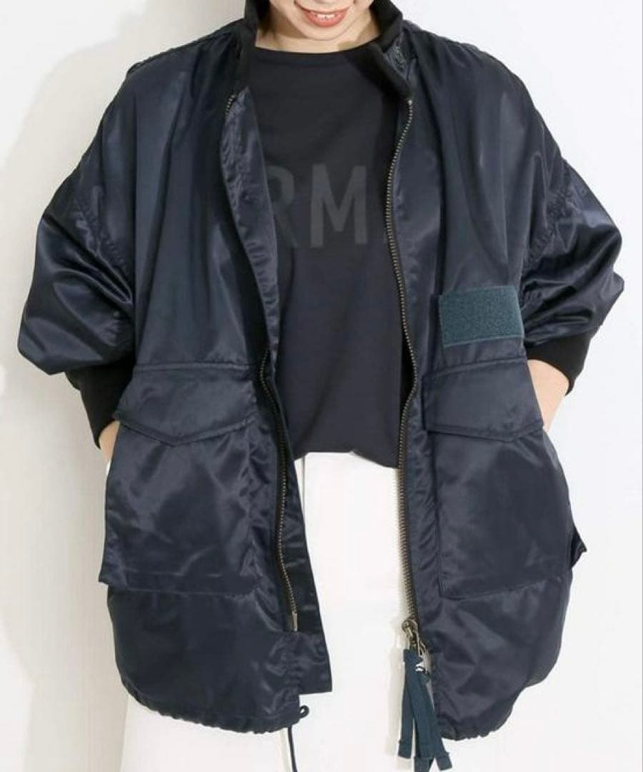 VOTEMAKENEWCLOTHES ヴォートメイク　コーチジャケット　S 紺