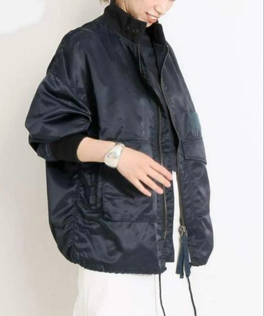 VOTEMAKENEWCLOTHES ヴォートメイク　コーチジャケット　S 紺