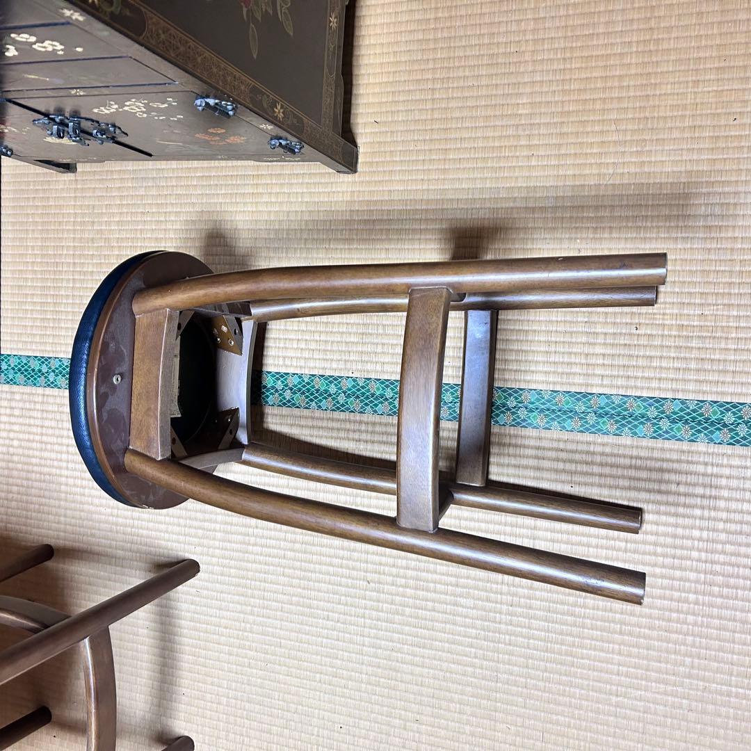 光製作所 木製カウンタースツール ハイスツール 2脚　業務用