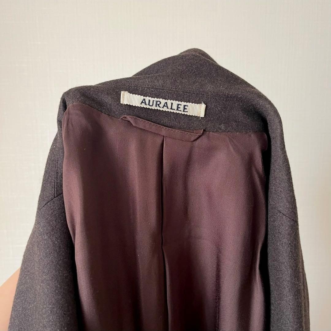 ジャケット・アウター AURALEE WOOL FULLING FLANNEL JACKET 0