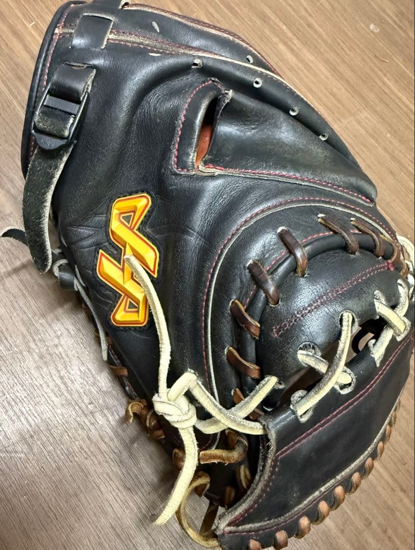 キャッチャー用グローブ 327B ブラック 硬式グローブ