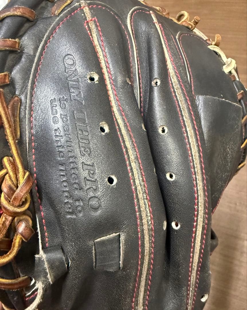 キャッチャー用グローブ 327B ブラック 硬式グローブ