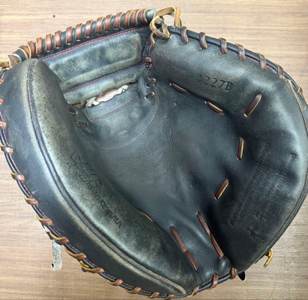 キャッチャー用グローブ 327B ブラック 硬式グローブ