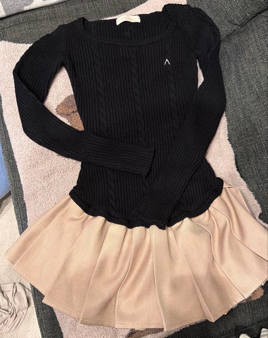 ワンピース Milly knit set dress