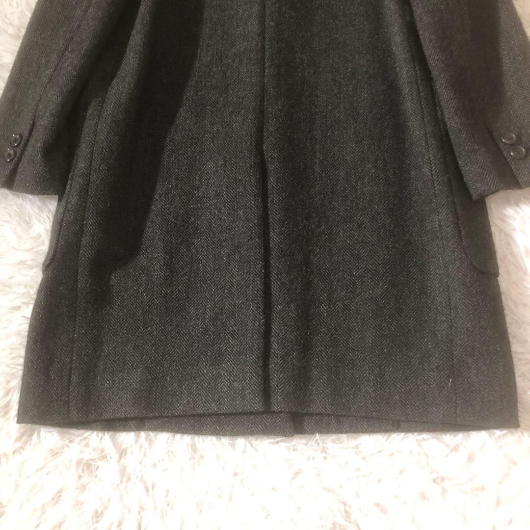 極美品 マーガレットハウエル 21AW ブリティッシュウールツイードコート