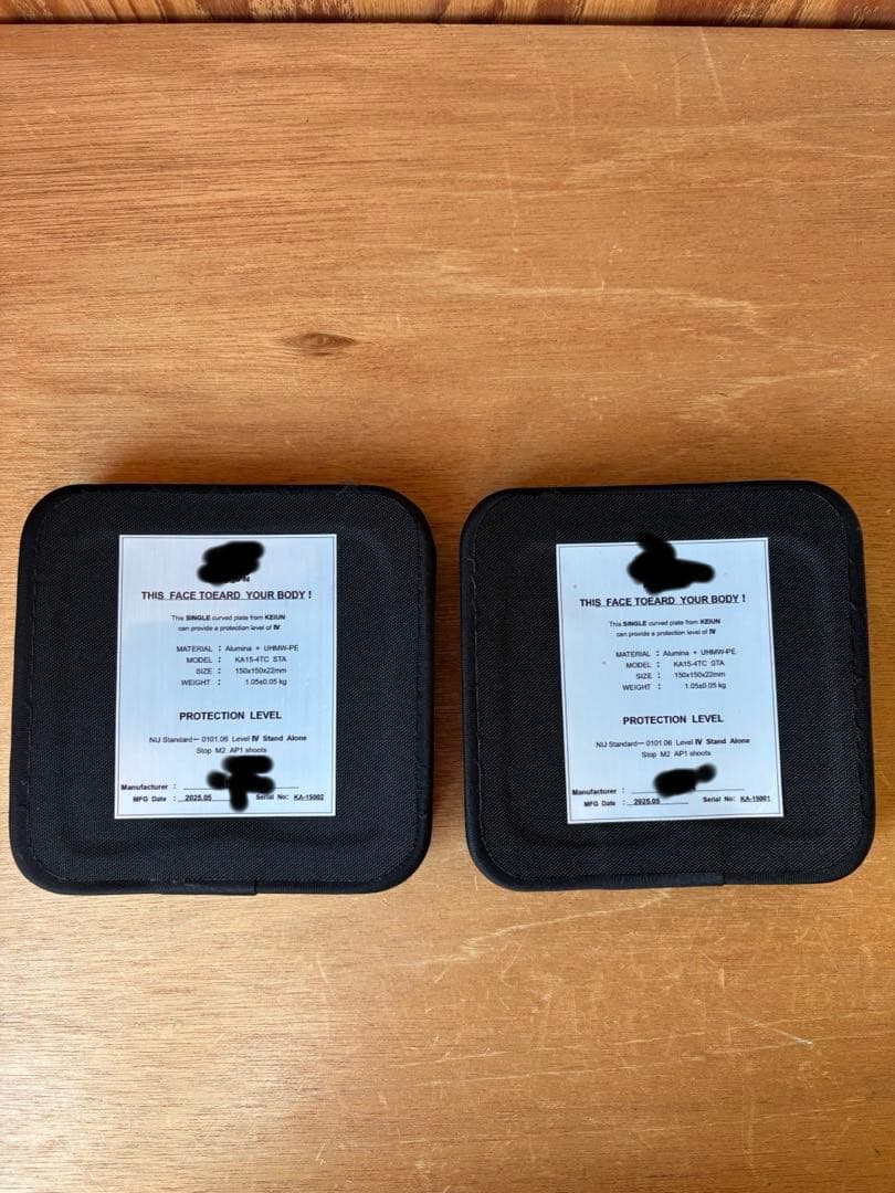 g*o様 サイドプレート レベル4 実物 プレートキャリア crye TYR 8