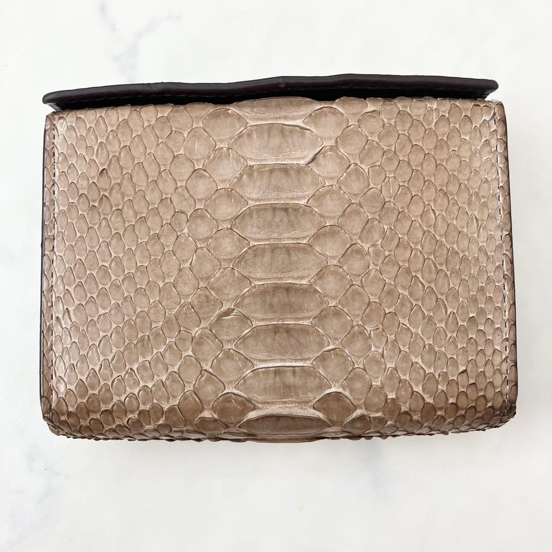 エムピウ　パイソン・ミッレフォリエ　財布　折財布