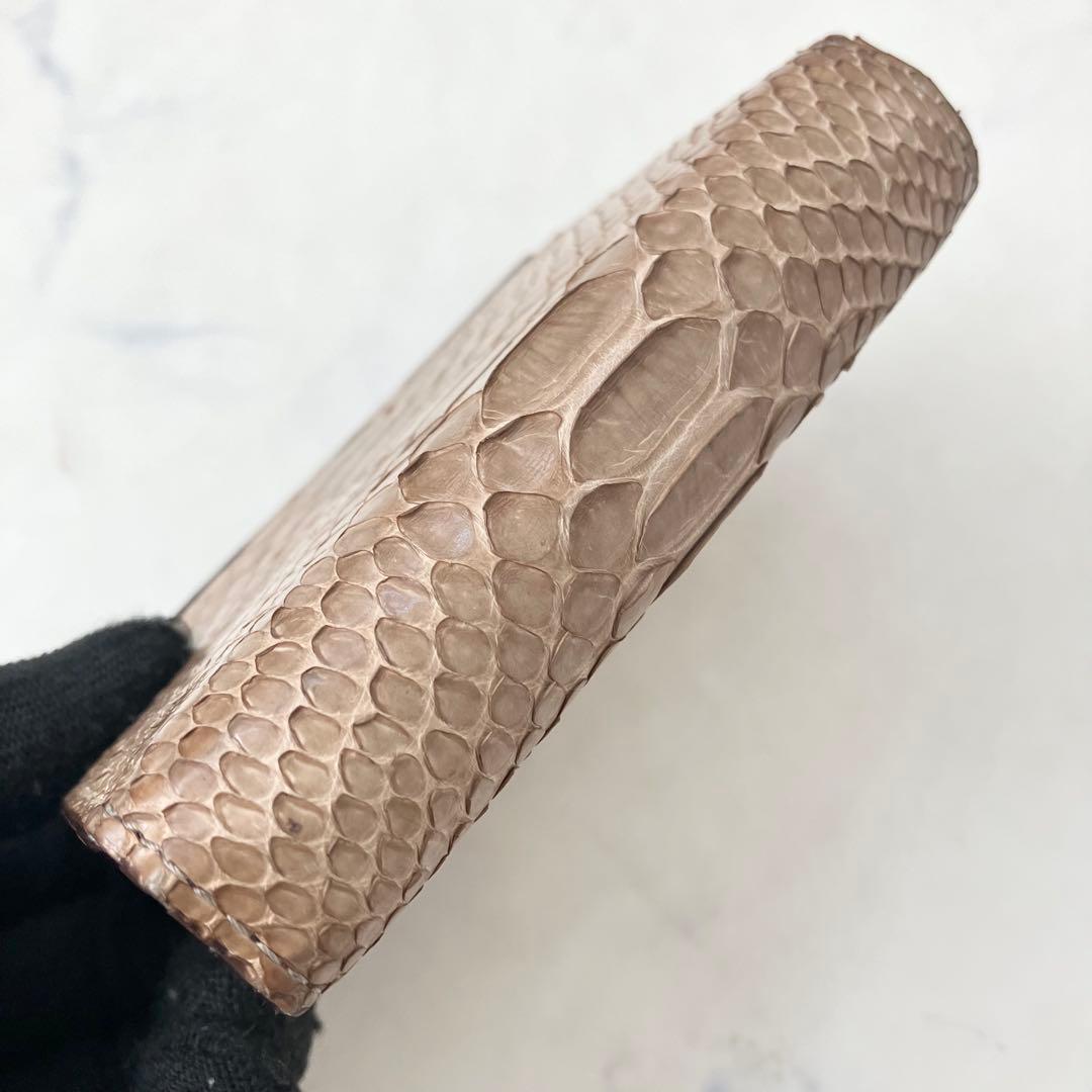 エムピウ　パイソン・ミッレフォリエ　財布　折財布