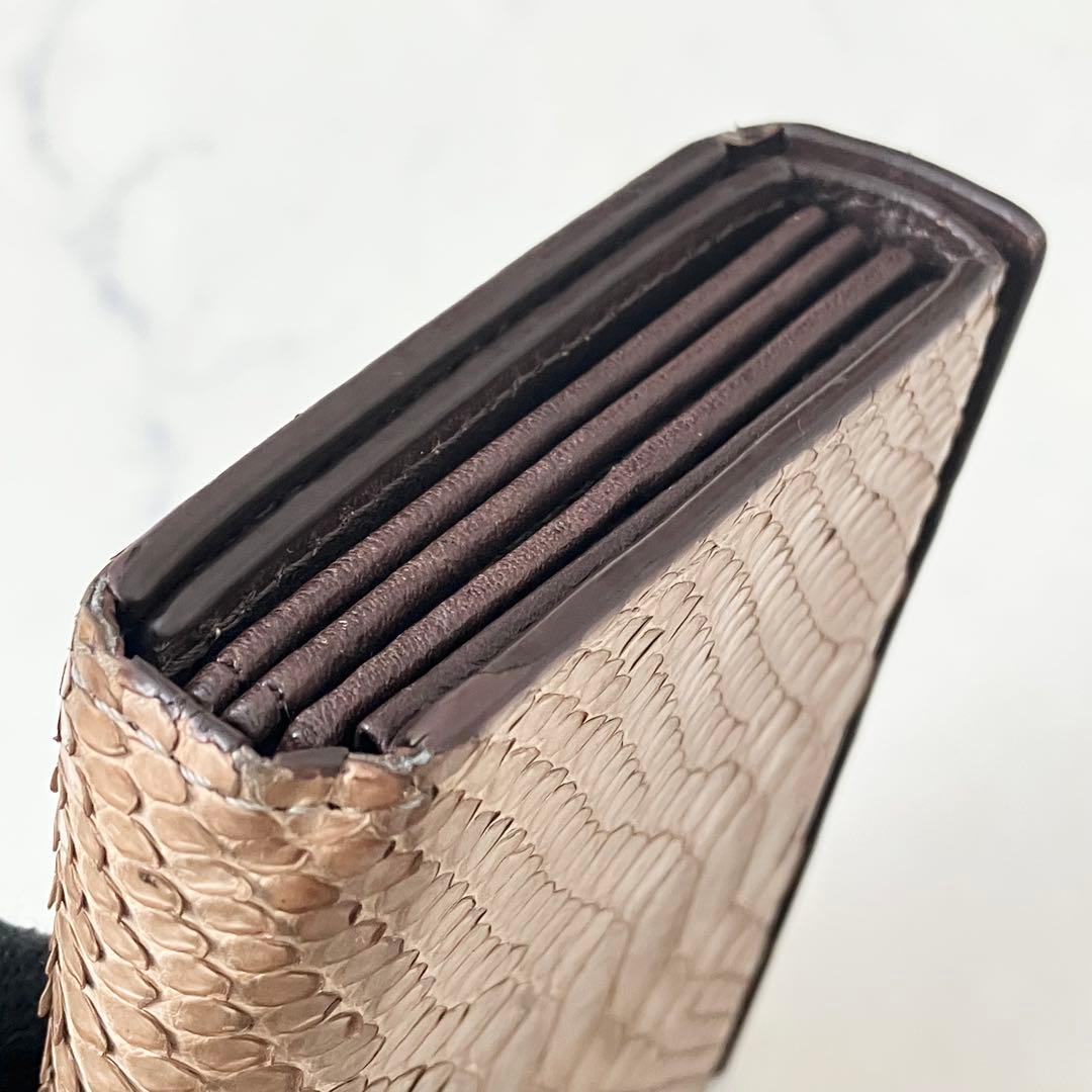 エムピウ　パイソン・ミッレフォリエ　財布　折財布