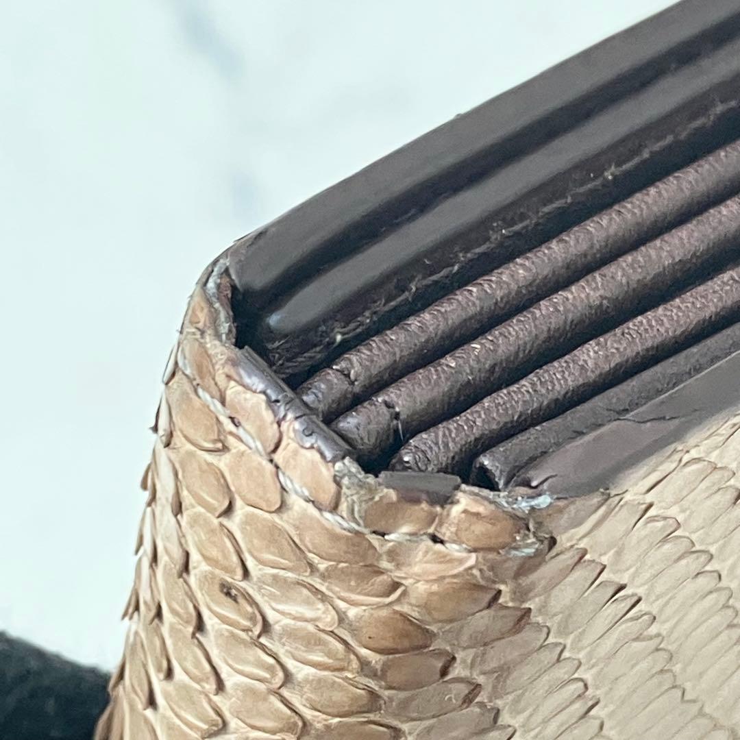 エムピウ　パイソン・ミッレフォリエ　財布　折財布