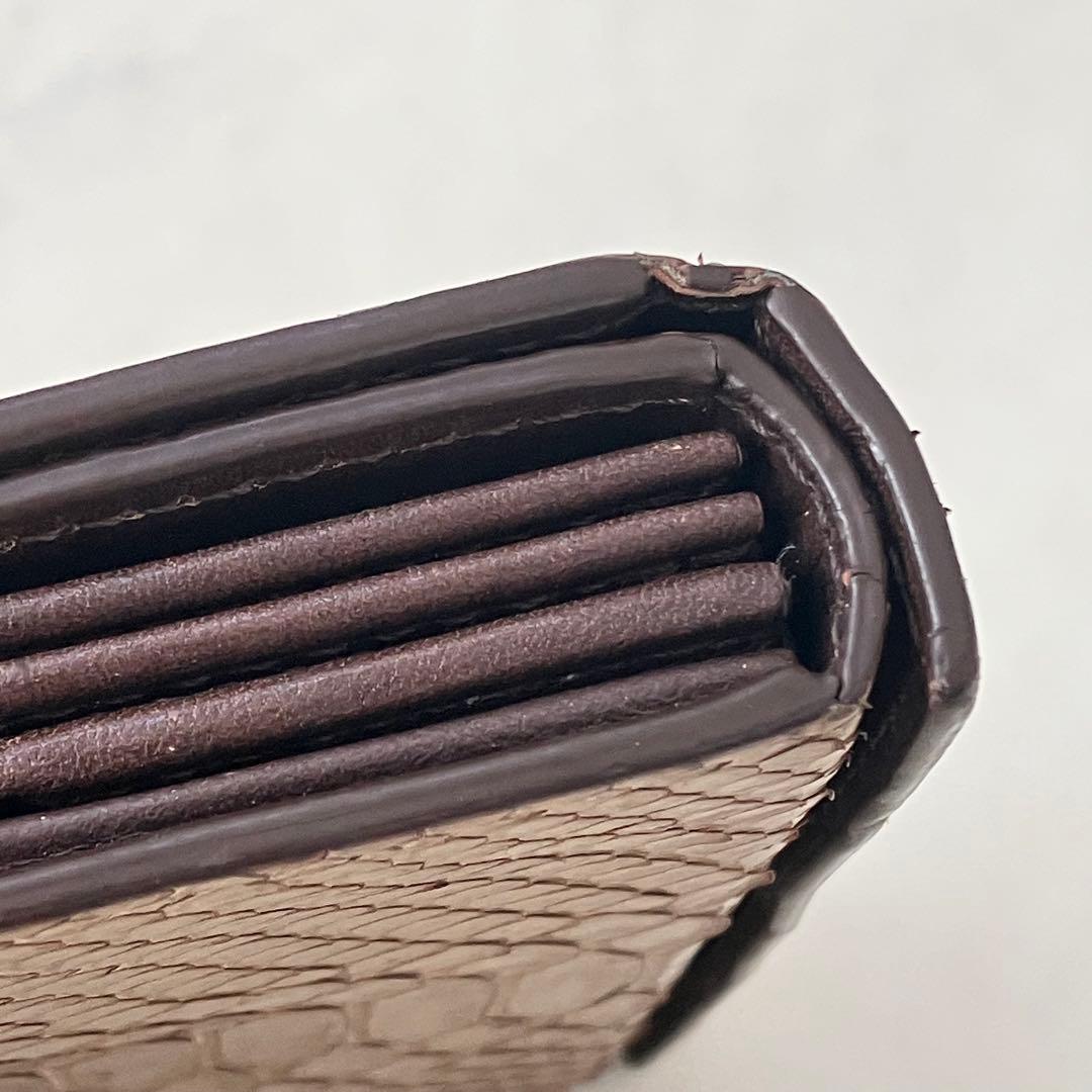 エムピウ　パイソン・ミッレフォリエ　財布　折財布