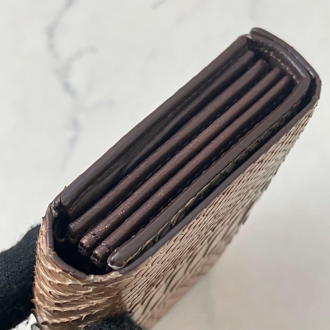 エムピウ　パイソン・ミッレフォリエ　財布　折財布