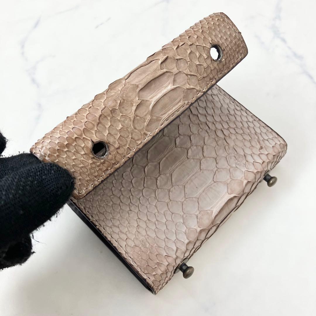 エムピウ　パイソン・ミッレフォリエ　財布　折財布