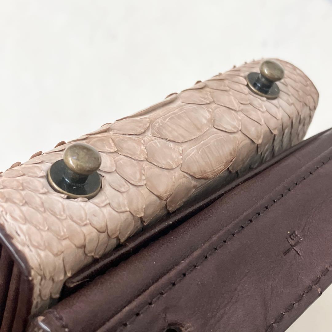 エムピウ　パイソン・ミッレフォリエ　財布　折財布