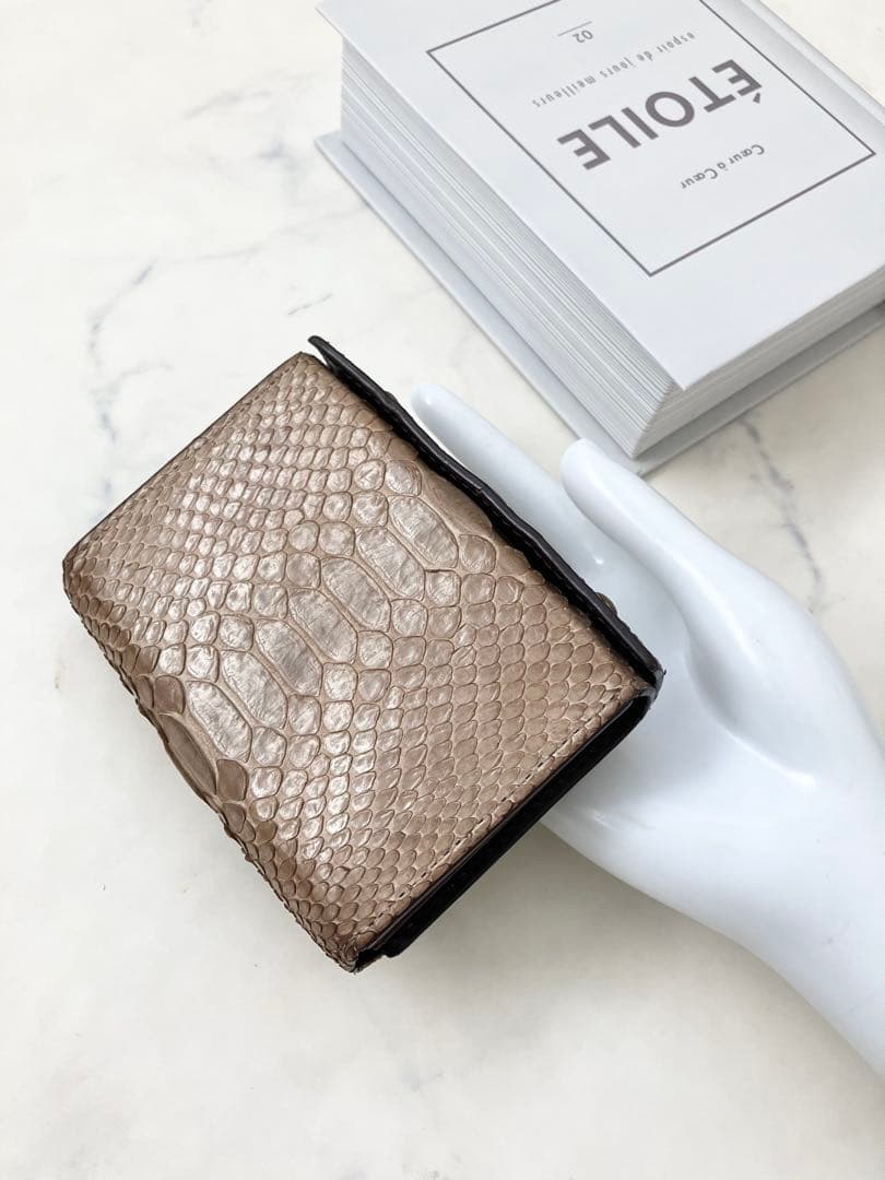 エムピウ　パイソン・ミッレフォリエ　財布　折財布