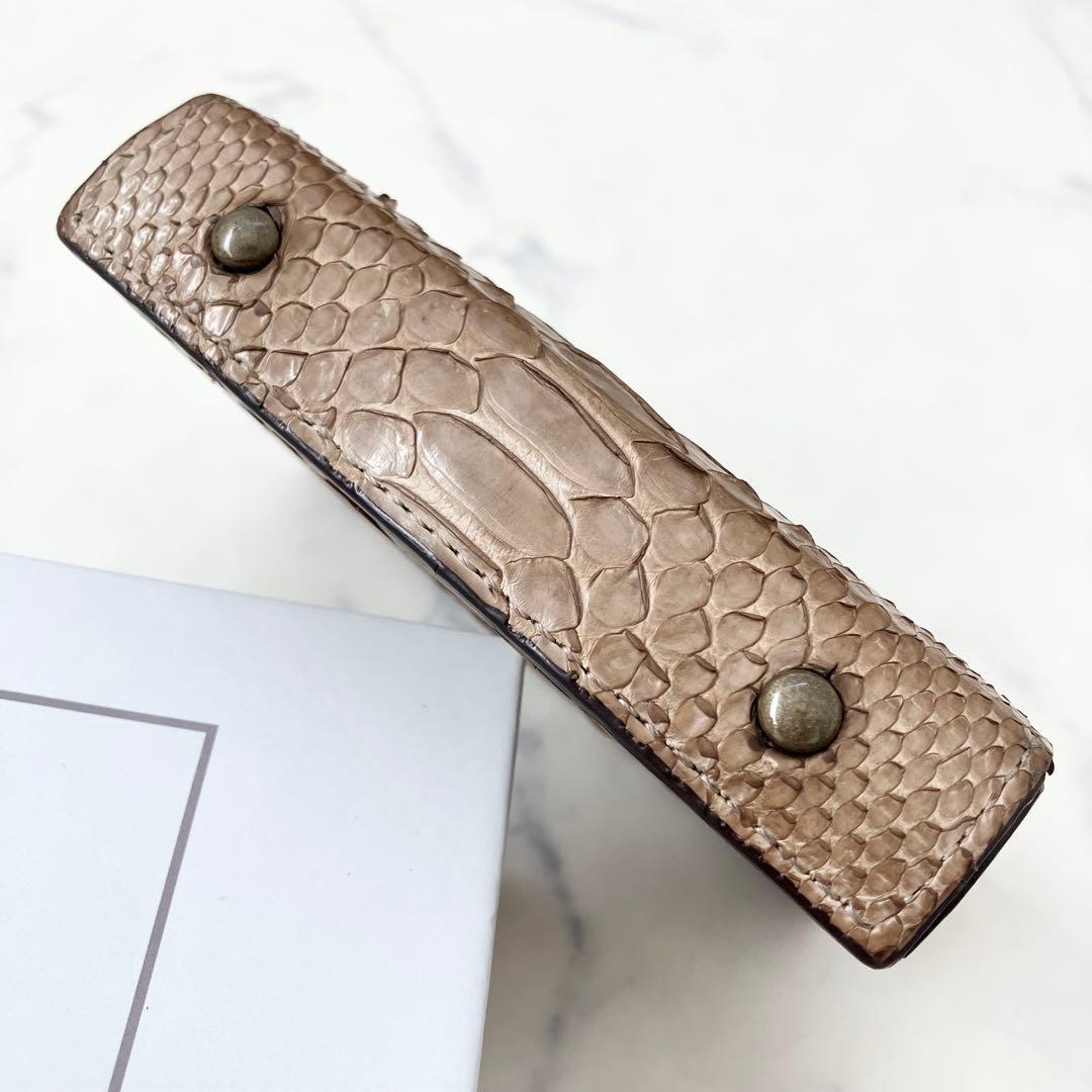 エムピウ　パイソン・ミッレフォリエ　財布　折財布