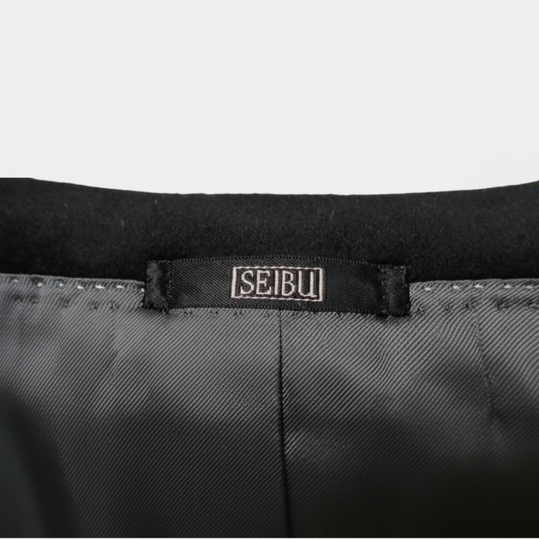 美品★SEIBU オーダーメイド カシミヤ チェスターフィールドコート　Lサイズ