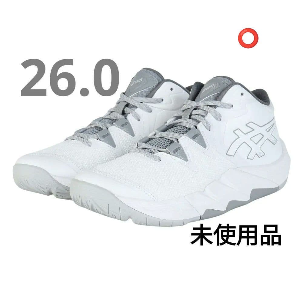 【未使用品・26.0】アシックスASICS◎アンプレ アルス2◎ホワイト/グレー