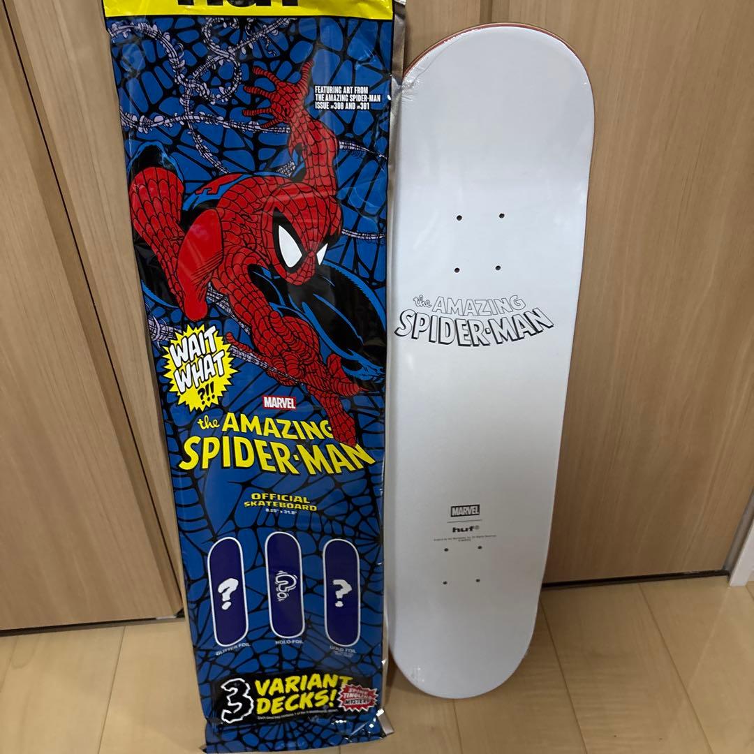 Amazing Spider-Man スケボーデッキ　huf