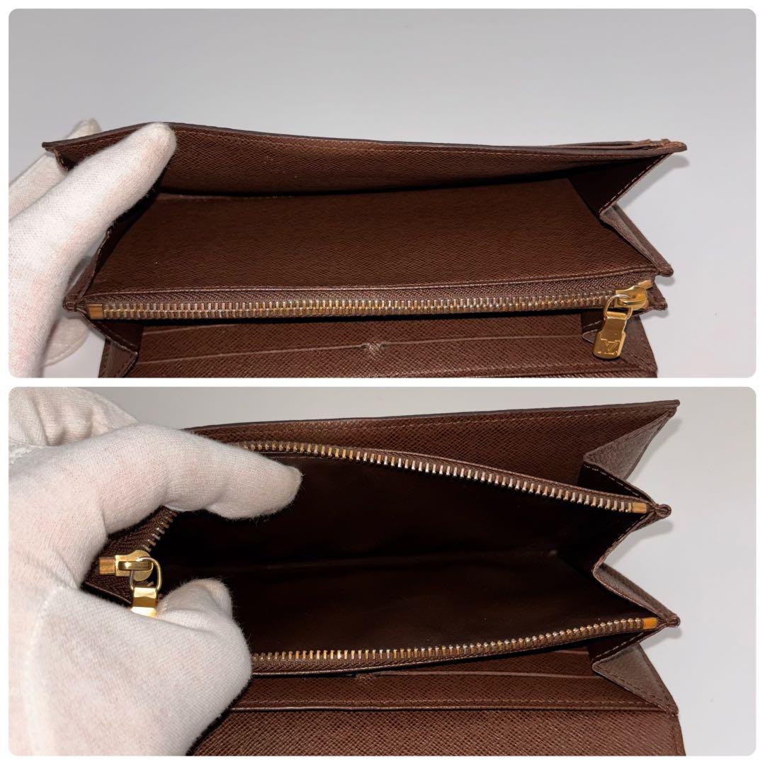 ✨鑑定済み✨ルイヴィトン✨ダミエ✨ポルトフォイユサラ 長財布 10枚