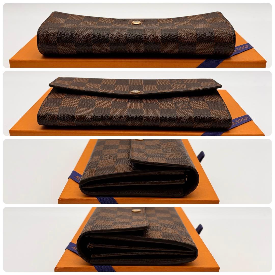 ✨鑑定済み✨ルイヴィトン✨ダミエ✨ポルトフォイユサラ 長財布 10枚