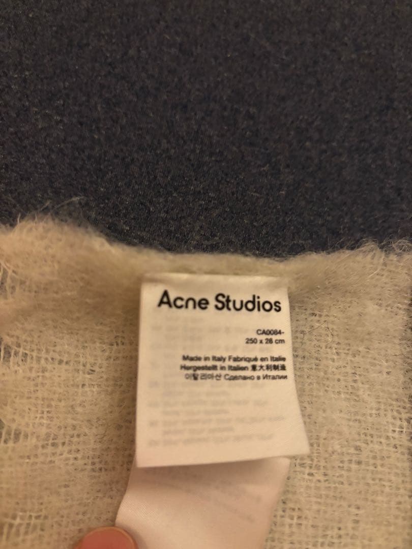 Acne Studios チェック柄 マフラー 250x28cm