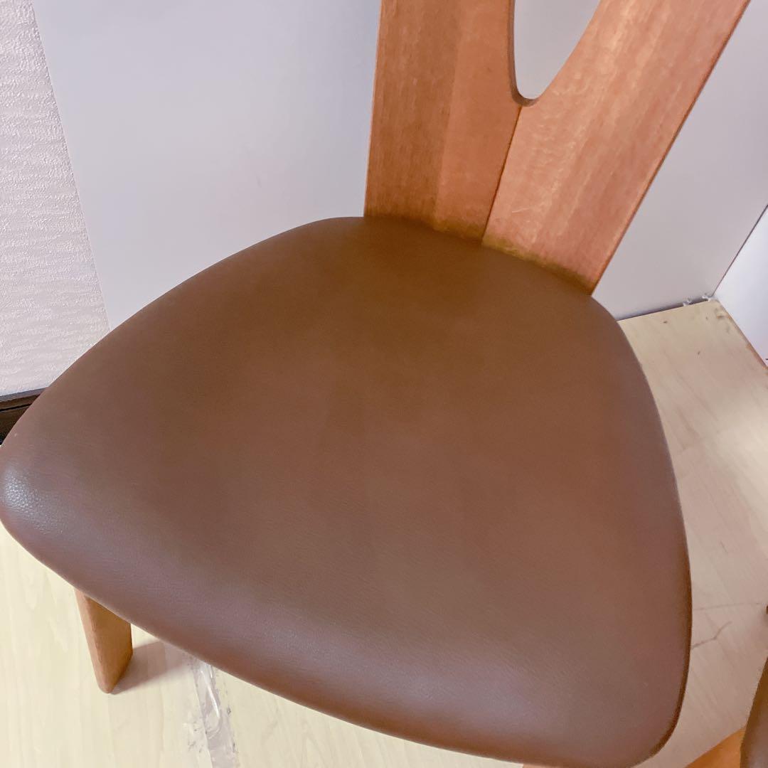 飛騨の家具　白川木工　シラカワ　ダイニングチェア　2脚セット　木製チェア