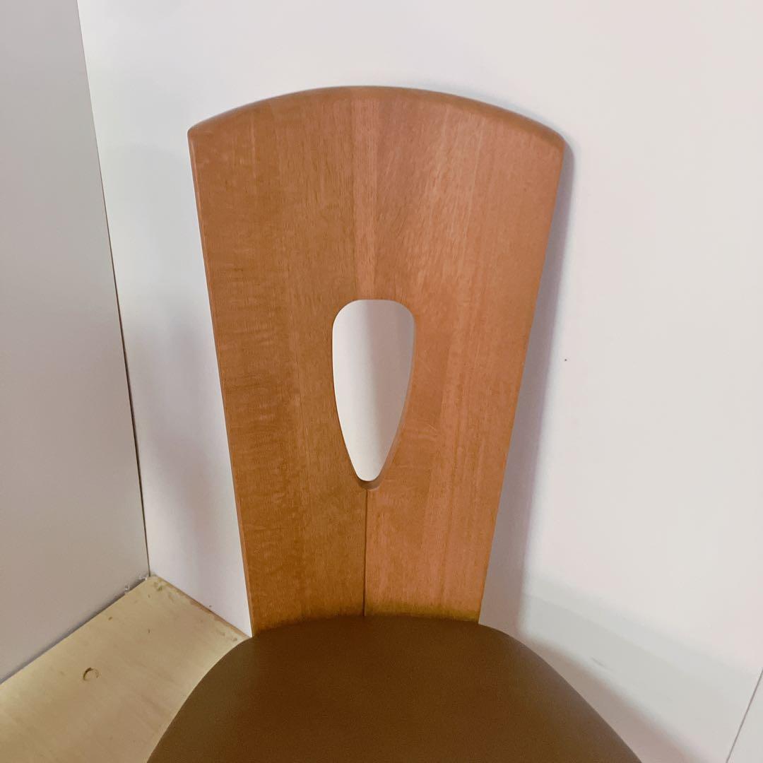 飛騨の家具　白川木工　シラカワ　ダイニングチェア　2脚セット　木製チェア