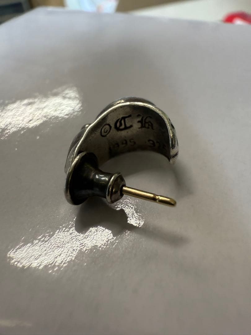 正規品クロムハーツ　ティアドロップピアス明日までタイムセール