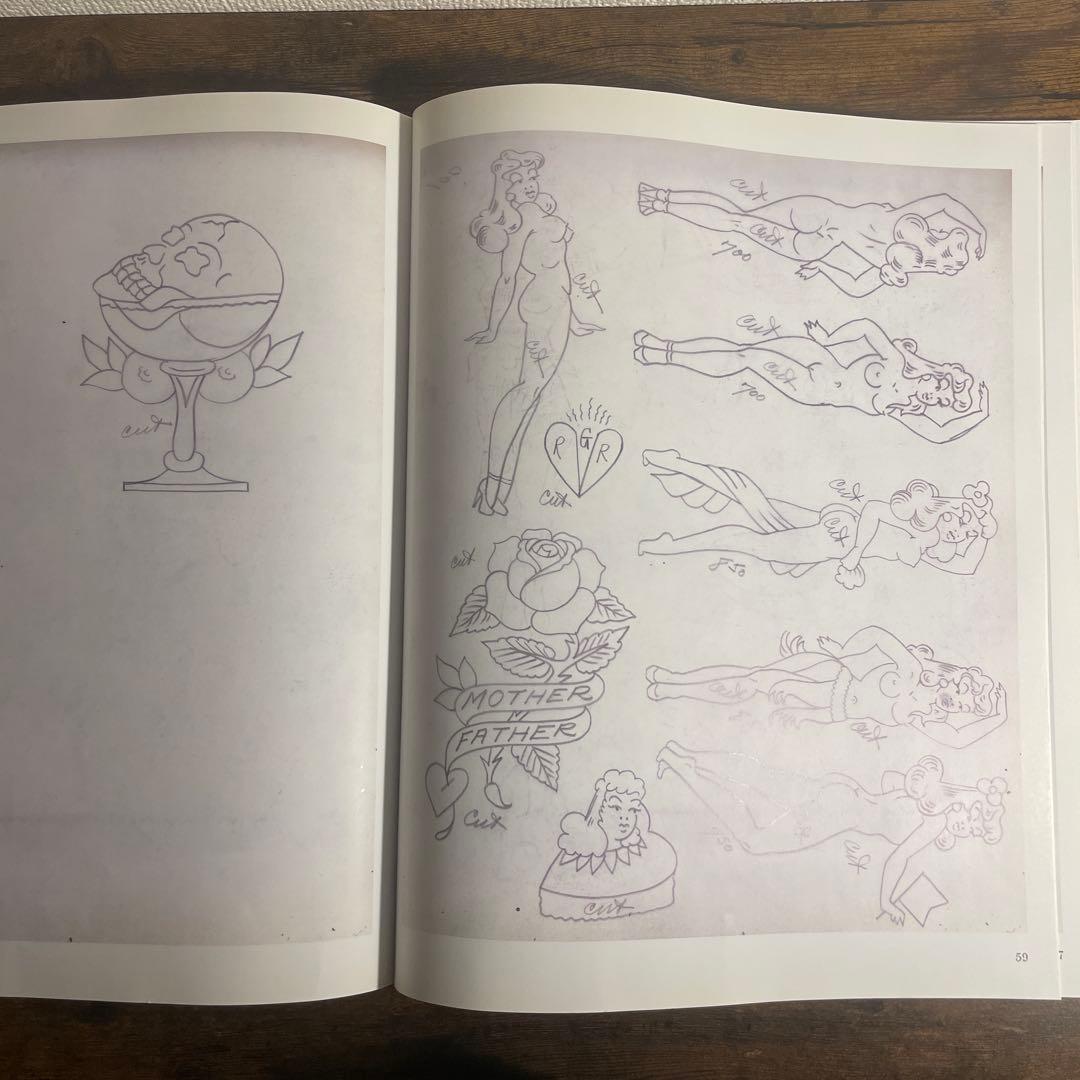 洋書 Sailor Jerry Tattoo Drawings