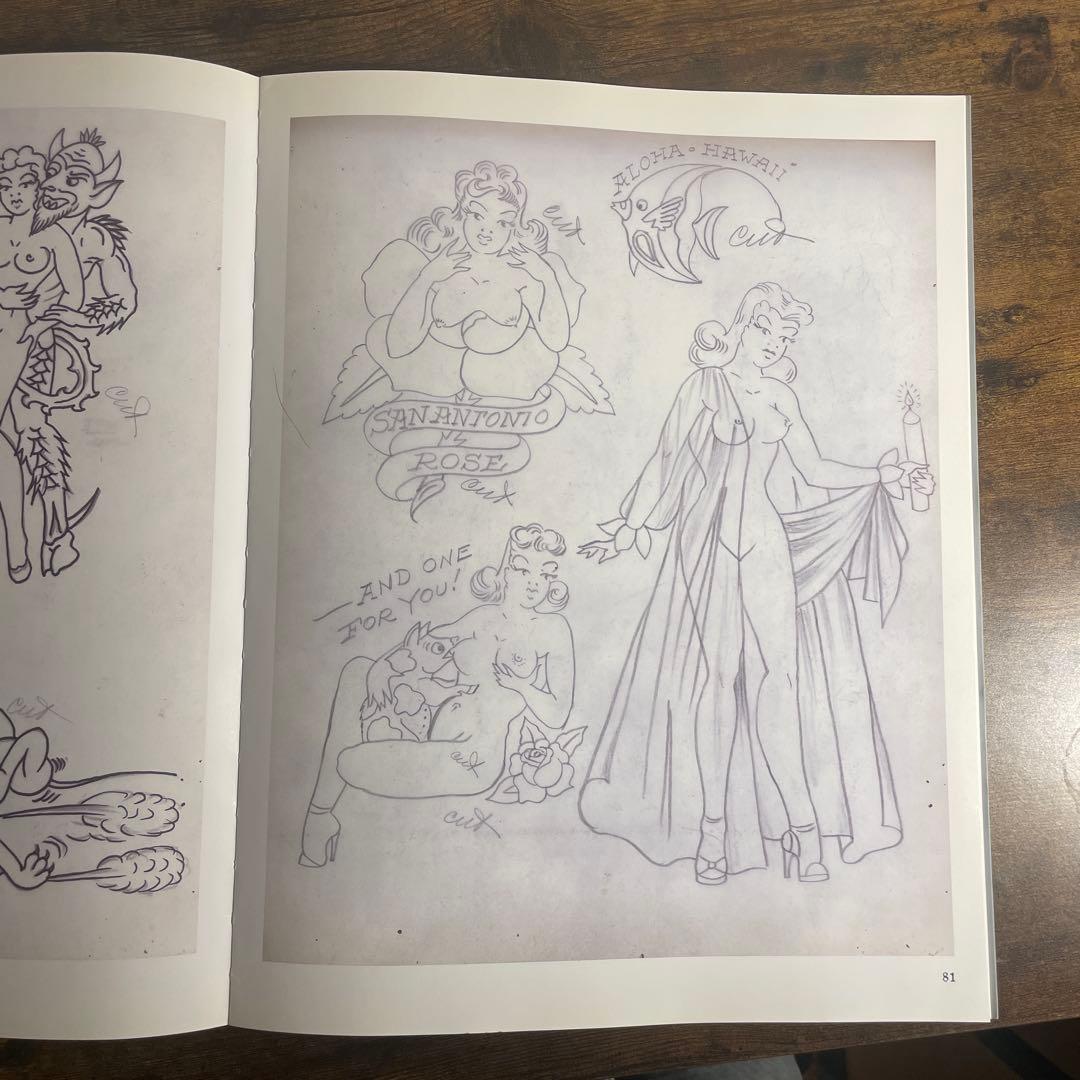 洋書 Sailor Jerry Tattoo Drawings