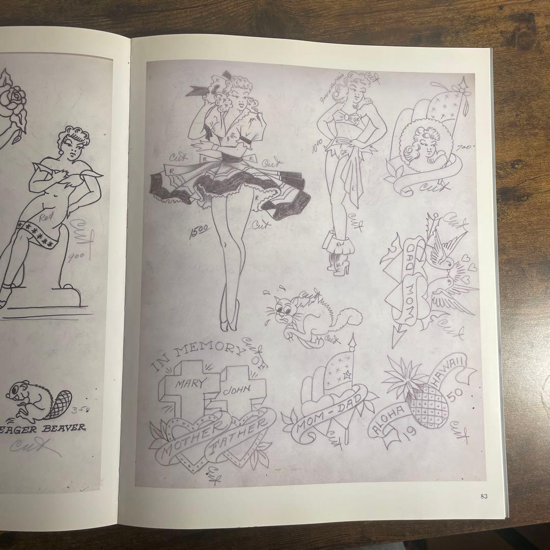 洋書 Sailor Jerry Tattoo Drawings