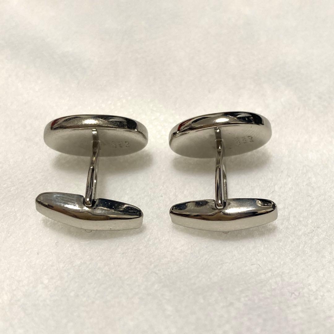 希少【美品】GUCCI カフス&タイピンセット　シェリーライン　グッチ　シルバー