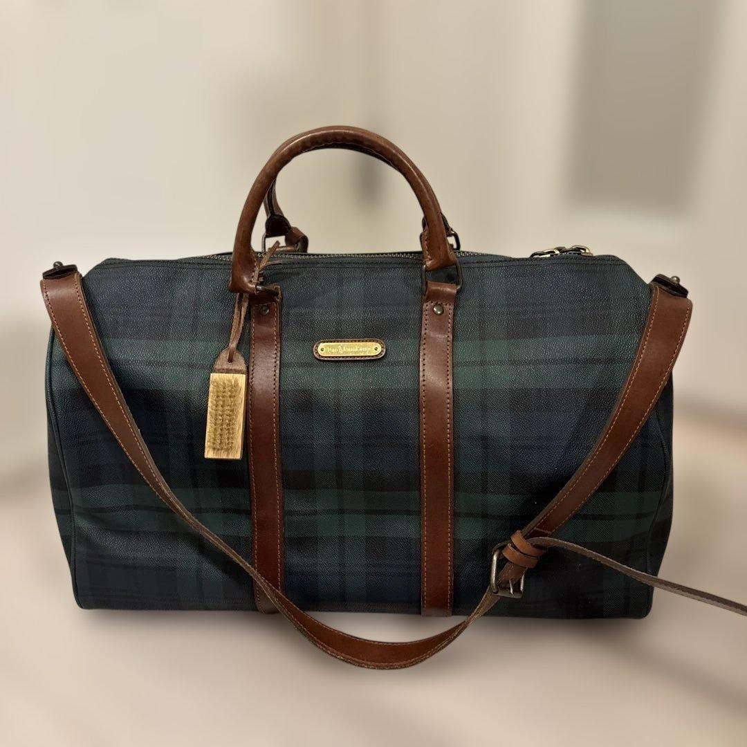 Bety38 希少☆ポロ ラルフローレンボストン2way 南京錠ブラシ付き