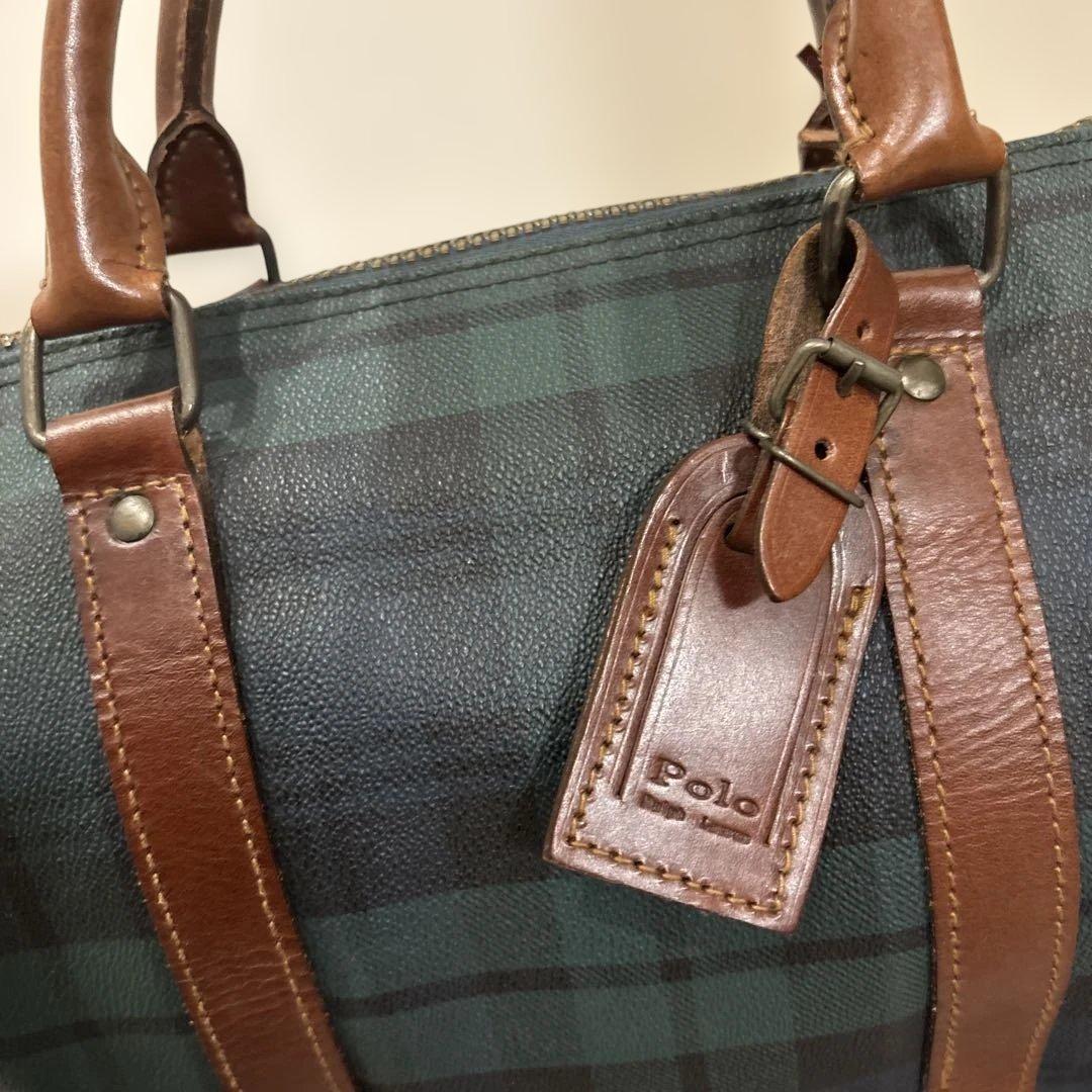 Bety38 希少☆ポロ ラルフローレンボストン2way 南京錠ブラシ付き