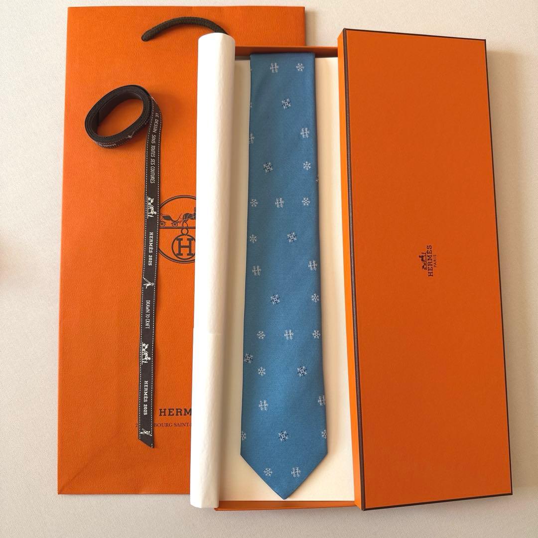 エルメス ネクタイ 《フロコン・アン・ヴラック》 新品 未使用