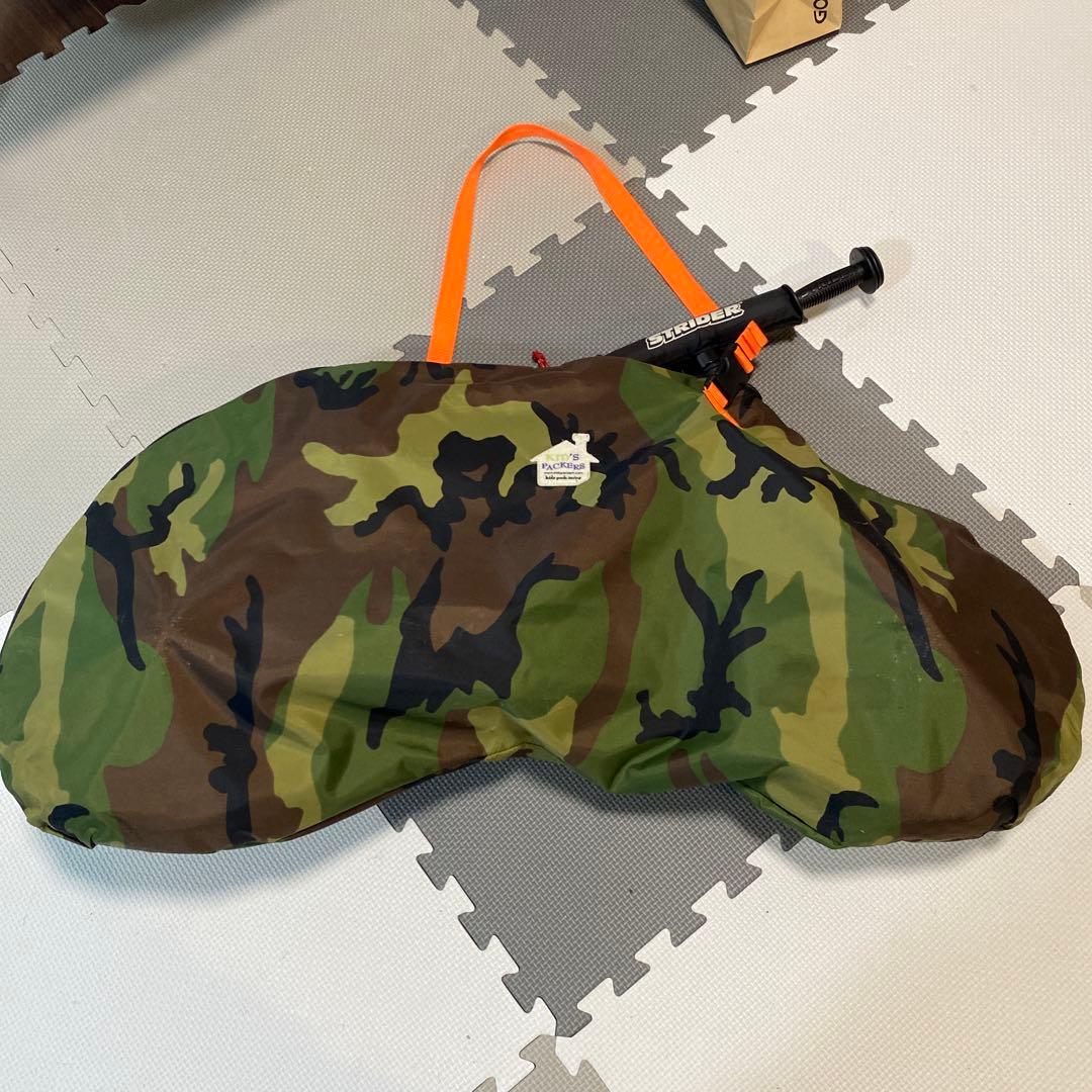 STRIDER 赤 バランスバイク 収納バッグ付き