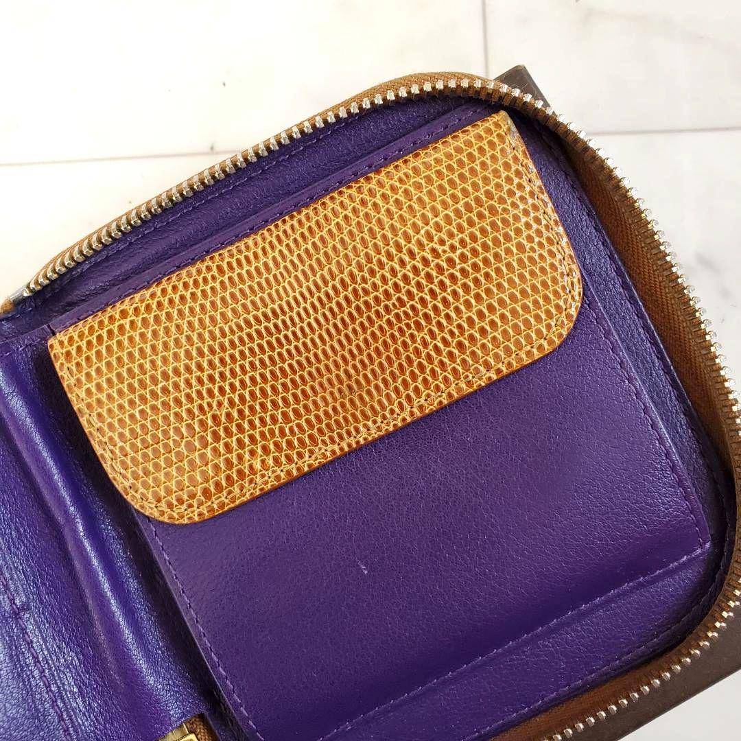 カミーユフォルネ camille fournet リザード 財布 ファスナー