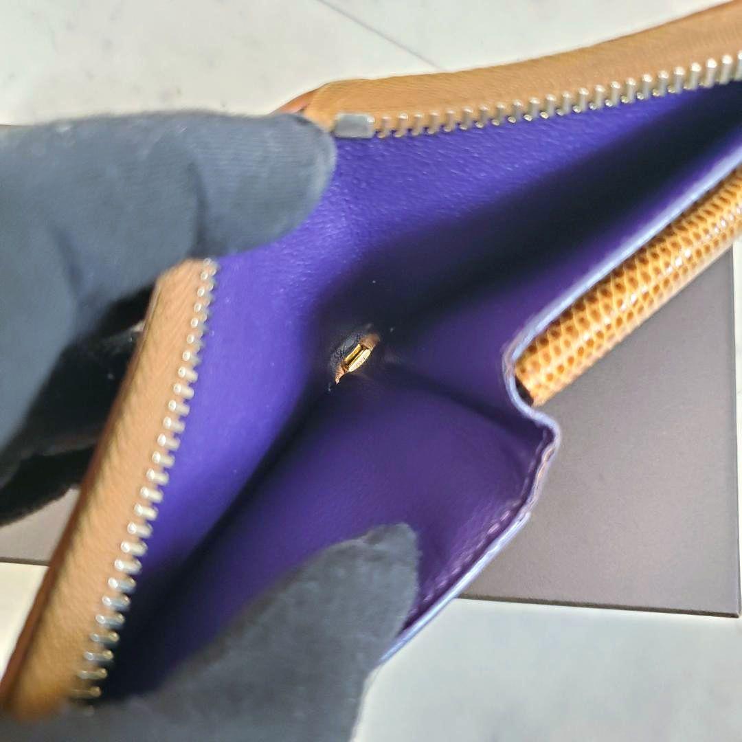 カミーユフォルネ camille fournet リザード 財布 ファスナー