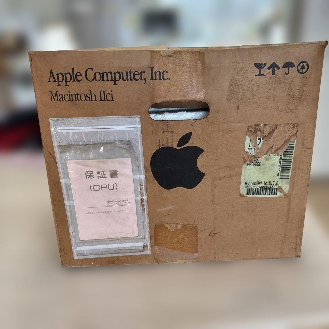 か*と様 Apple Macintosh IIci 本体とアクセサリーキット当時